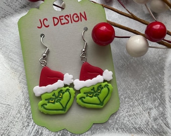 Grinchy Dangle Earrings