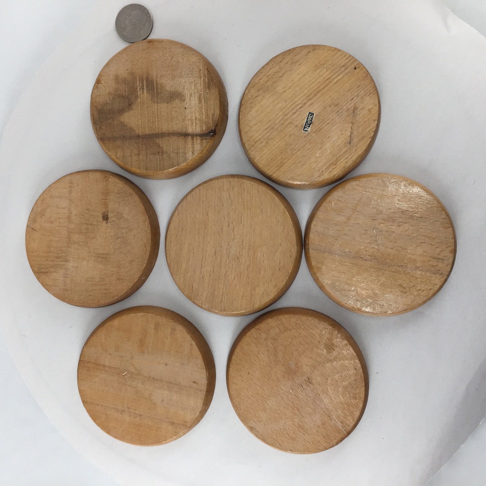 Wooden Novelty Joke Coasters C1950/60s Etsy