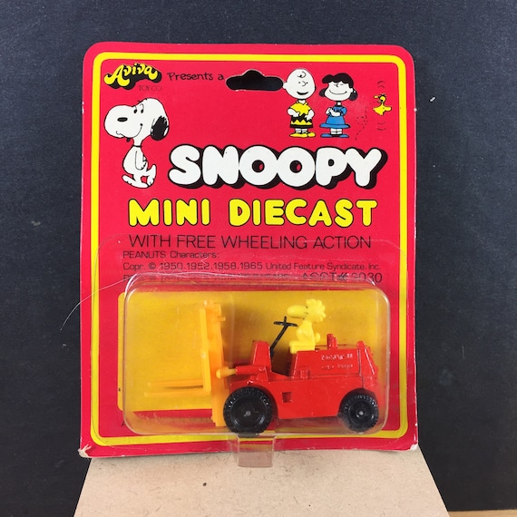 Aviva Diecast PEANUTS Woodstock Forklift Vehicle NIB — C1972 - Etsy