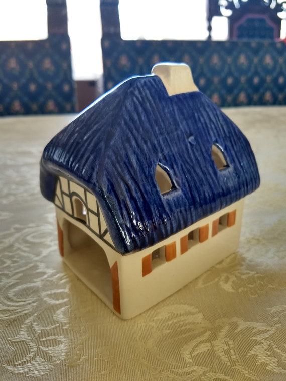 Luyk Badisches Haus Ceramic Tea Light Cottage C1995 Etsy
