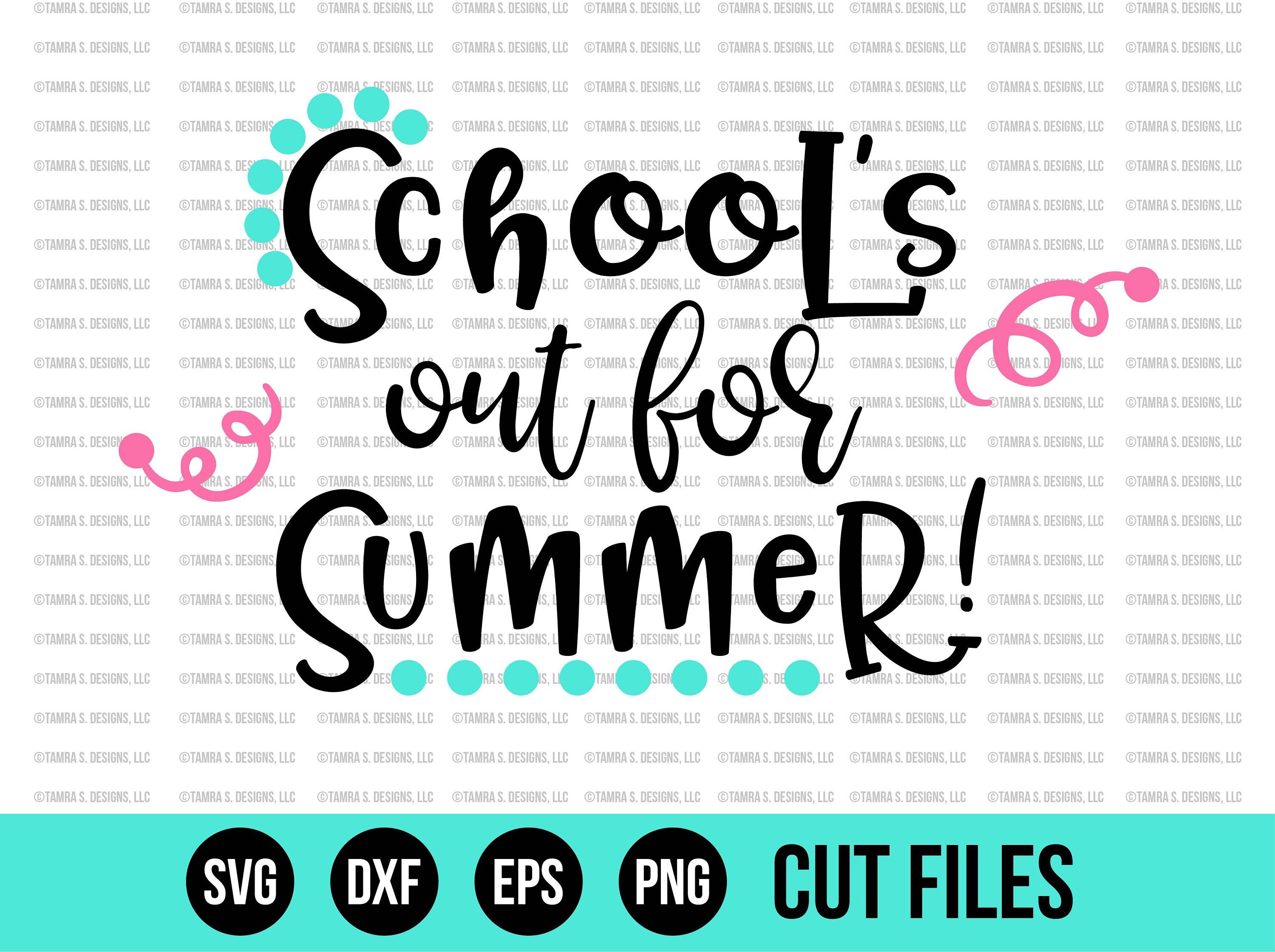 Download School SVG SVG Files Summer SVG School's Out Svg | Etsy
