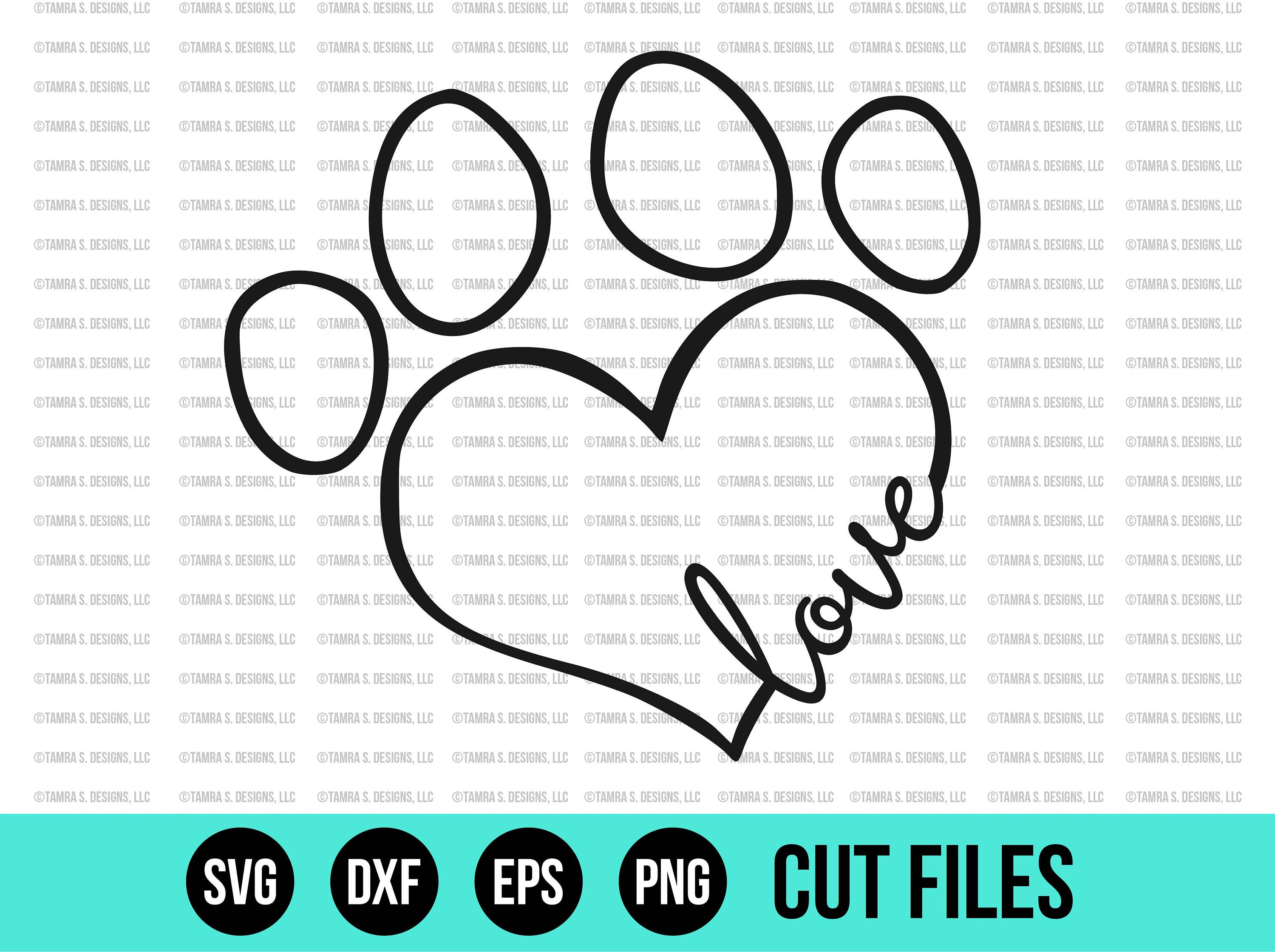 Free Free Paw Print With Name Svg 712 SVG PNG EPS DXF File