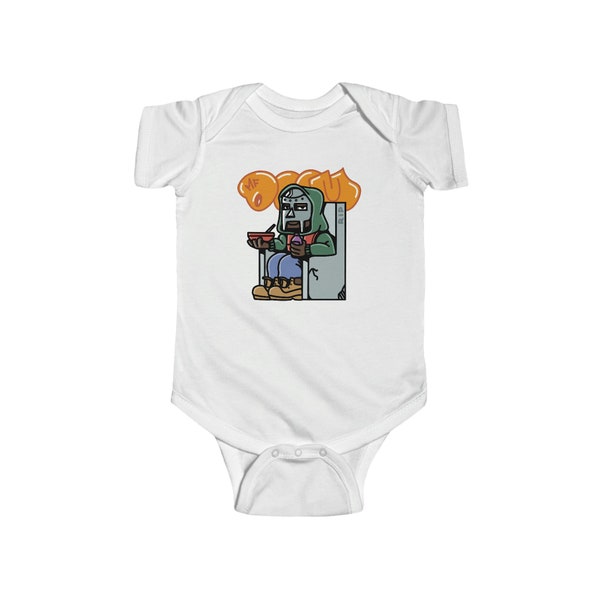 MF DOOM Hommage Onesie, Body bébé, HipHop