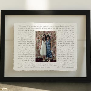 Mother of the Bride Picture Frame • Personalized Wedding Gift for Mom • Custom Photo Gift from Daughter • Sentimental Mom Keepsake