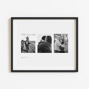 Personalized Father&#39;s Day Gift for Dad, Gift For Dad From Daughter or Son, Father daughter Portrait from Photo, Framed photos for Dad gift