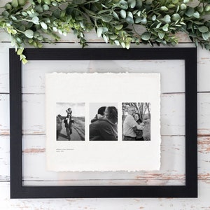 Personalized Father&#39;s Day Gift for Dad, Gift For Dad From Daughter or Son, Father daughter Portrait from Photo, Framed photos for Dad gift