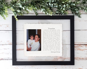 Father of the Bride Gift- Framed picture of Bride and Dad, Personalized Frame for Dad, Father-Daughter Dance, Song Lyrics, Mother-Son Dance