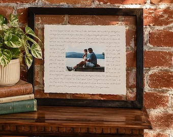 Father of the Bride Gift- Framed picture of Bride and Dad, Personalized Frame for Dad, Father-Daughter Dance, Song Lyrics, Mother-Son Dance