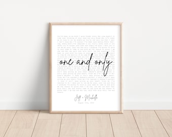 Custom Wedding Song Lyrics First Dance Song 1st Anniversary Gift  Wedding Gift First Anniversary Day Gift Personalized Song Lyrics