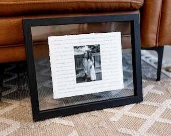 Mother of the groom Gift- Framed picture of groom and mom, Personalized Frame for mom, mother-son Dance, Song Lyrics custom, groom-mom Dance