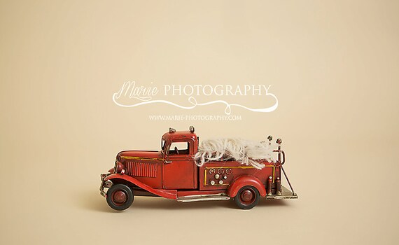 Fire truck digital backdrop! Super cute! 4 files included with download! Instant downloads!