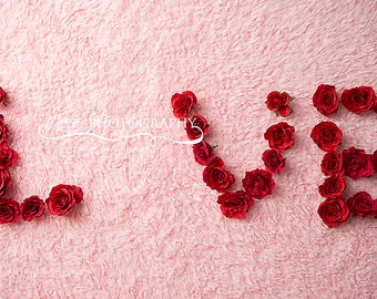 ¡Instantánea Descargar fondo recién nacido! Fondo digital del día de San Valentín
