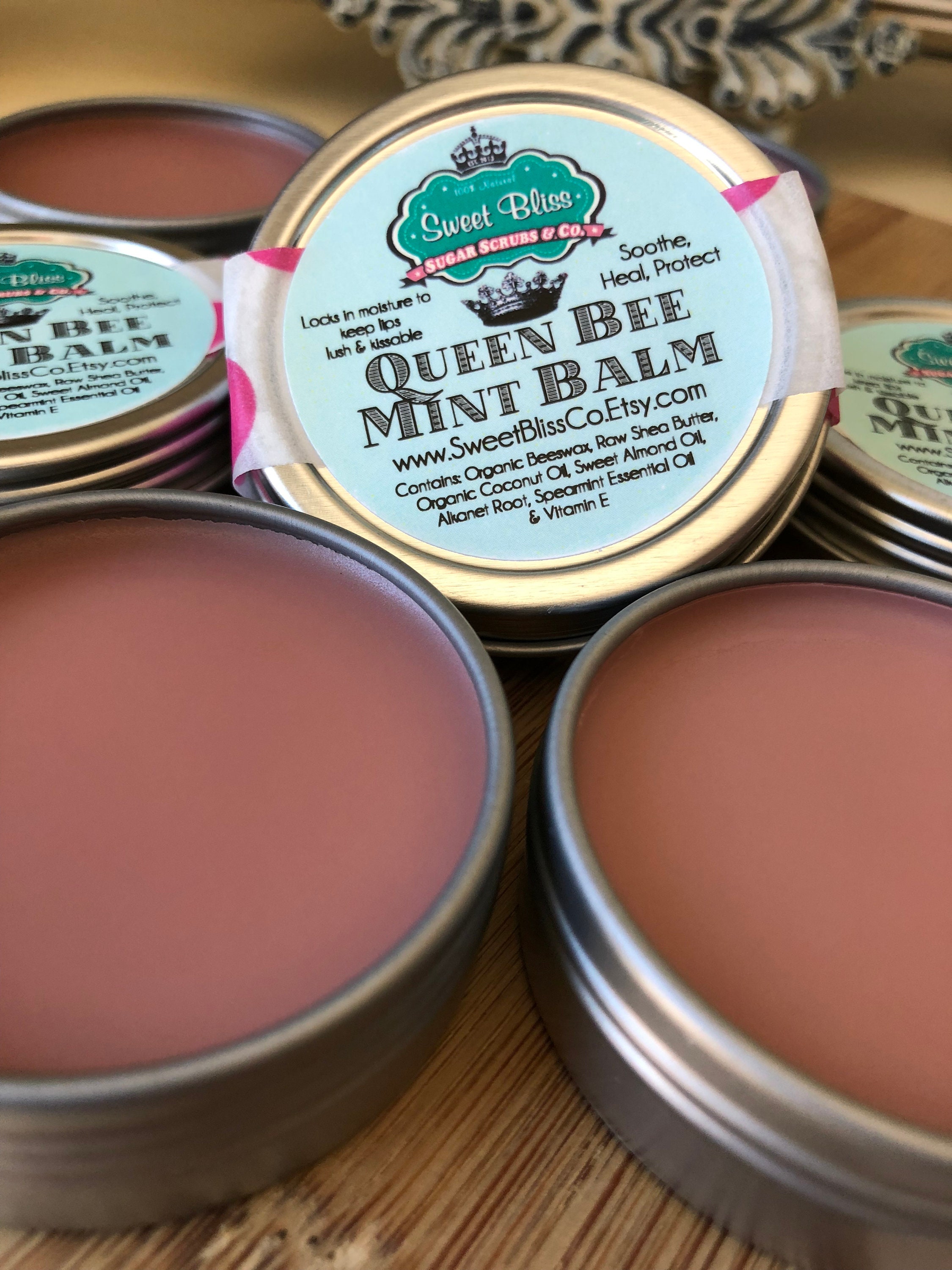 Queen Bee Mint Lip Balm