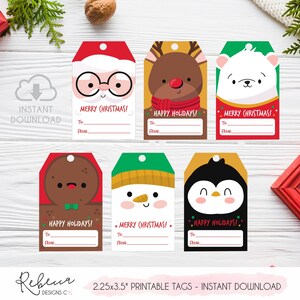 Weihnachtsgeschenkanhänger zum ausdrucken Urlaub Geschenkanhänger Weihnachten Geschenkanhänger zum ausdrucken Rentier Geschenkanhänger zum Ausdrucken Weihnachtsmann Geschenkanhänger Schneemann Geschenkanhänger 135