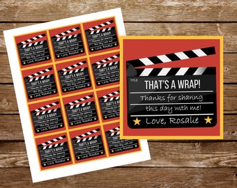Red Carpet Film Movie Cinema Night Personalized Childrens Birthday Party Thank You Cards Red Carpet Film Movie Cinema Night Personalized Childrens Birthday Party Thank You Cards