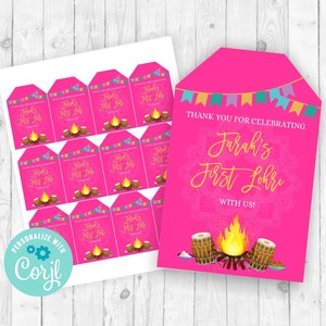 Lohri thank you card lohri favor tags printable punjabi celebration favor tag punjabi favor tags lohri favors lohri invitation tags 300