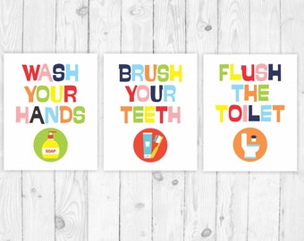School Toilet Decor Printable Kids Classroom Toilet Signs Bathroom Wall Decor Girl Bathroom Boy Bathroom Signs Bathroom Poster Kids Toilet