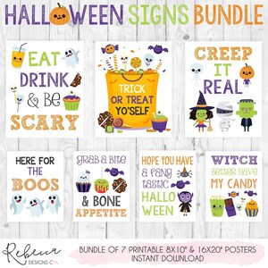 Halloween Staff Appreciation Sign Halloween Classroom Decor Printable Teacher Appreciation Bundle Party Signs Halloween School Decor 327 133