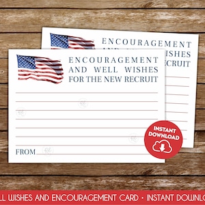 Tarjeta imprimible para fiesta militar, decoración para fiesta de despliegue, ideas para fiestas de despedida del ejército, ánimo y buenos deseos, carta del ejército 328