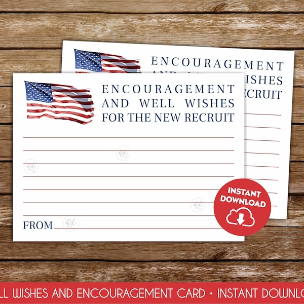 Military Party Card Printable Deployment Party Decor Army Going Away Party Ideas Encouragement And Well Wishes Army Letter 328