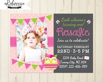 ladybug invitation first birthday girl 2nd birthday girl 3rd etsy