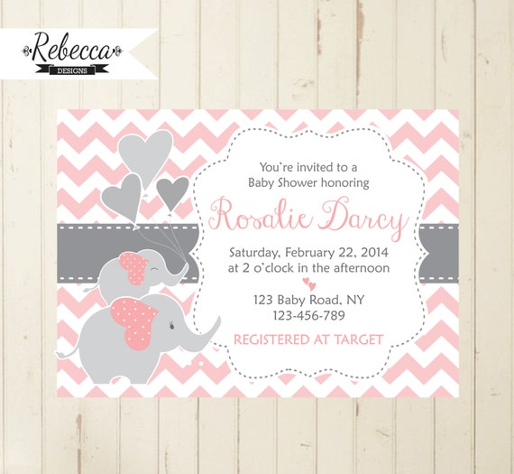 Girl Baby Shower Invitation Boy Baby Shower Invitation Baby Shower