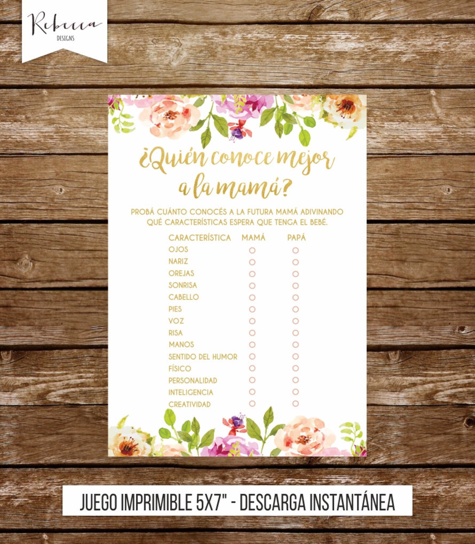 baby shower games in spanish who knows mommy best game
