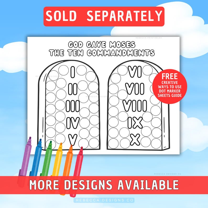 Pentecost Craft Printable Dot Marker Craft Toddlers Craft Sunday School ...