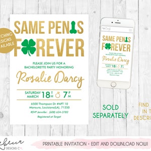 St Patricks bachelorette party invitation lucky in love bachelorette editable irish bachelorette mobile invitation st patricks invite 235 image 9