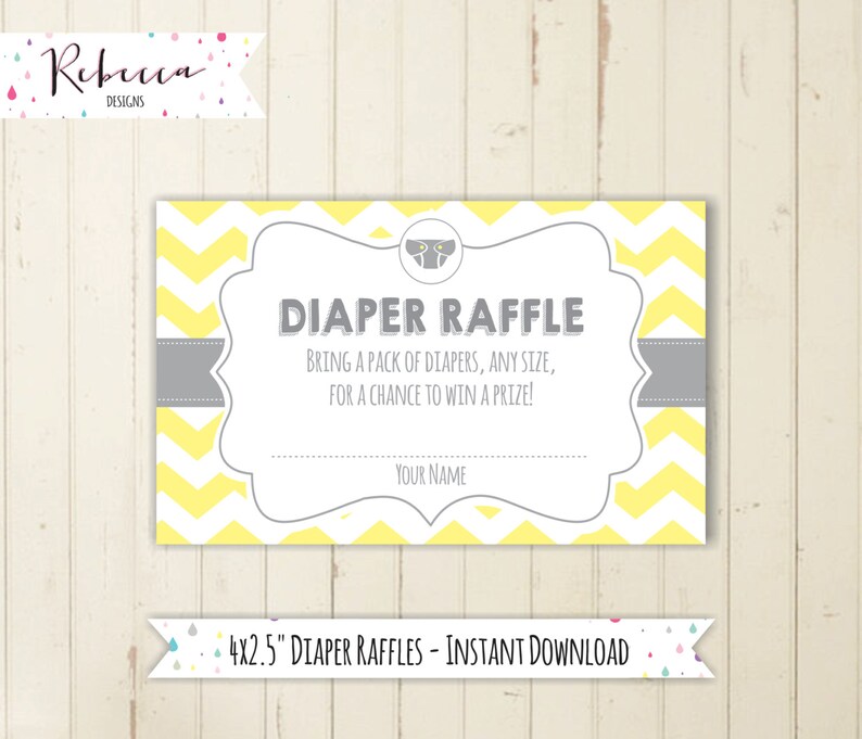 Diaper Raffle Gray And Yellow Baby Shower Card Printable Grey Diaper diaper-raffle-gray-and-yellow-baby-shower-card-printable-grey-diaper