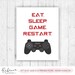 Games Room Decor Prints Printable Gamer Poster Videogame Sign - Etsy