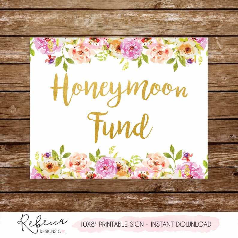 Honeymoon Fund Sign Printable Wedding Sign Wedding Ideas Etsy Honeymoon Fund Sign Printable Wedding Sign Wedding Ideas Etsy