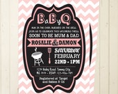 Baby Shower BBQ invitación niña baby shower invitación invitación imprimible chevron invitación digital imprimible parejas ducha pañal barbacoa 340