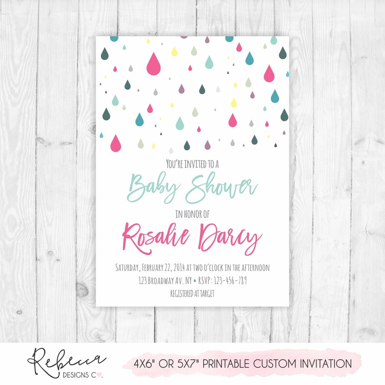 printable baby sprinkle invitations