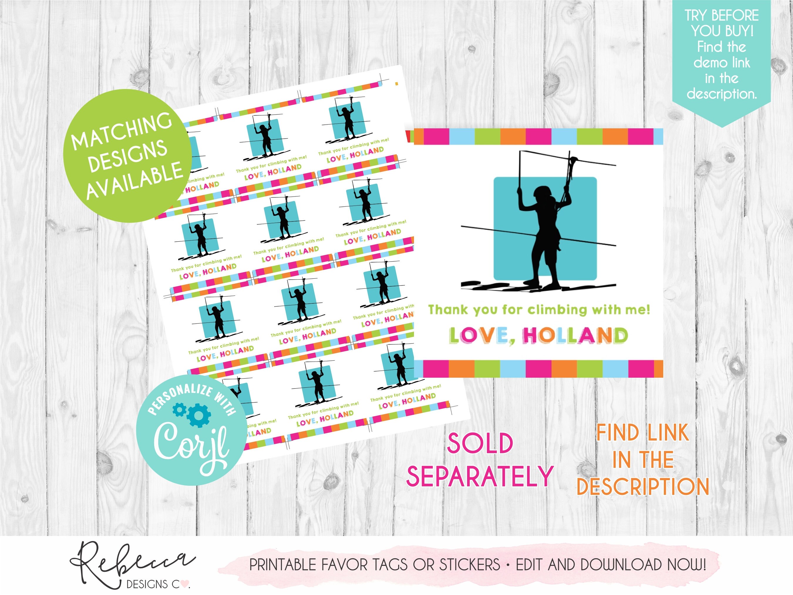 Ropes Course Invitation Obstacle Course Birthday Girl Zipline ...