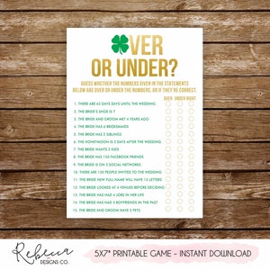 Lucky in love bridal shower games printable games st patricks party games st patricks bachelorette party activities st patricks games 235 image 6