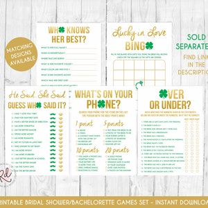 St Patricks bachelorette party invitation lucky in love bachelorette editable irish bachelorette mobile invitation st patricks invite 235 image 6