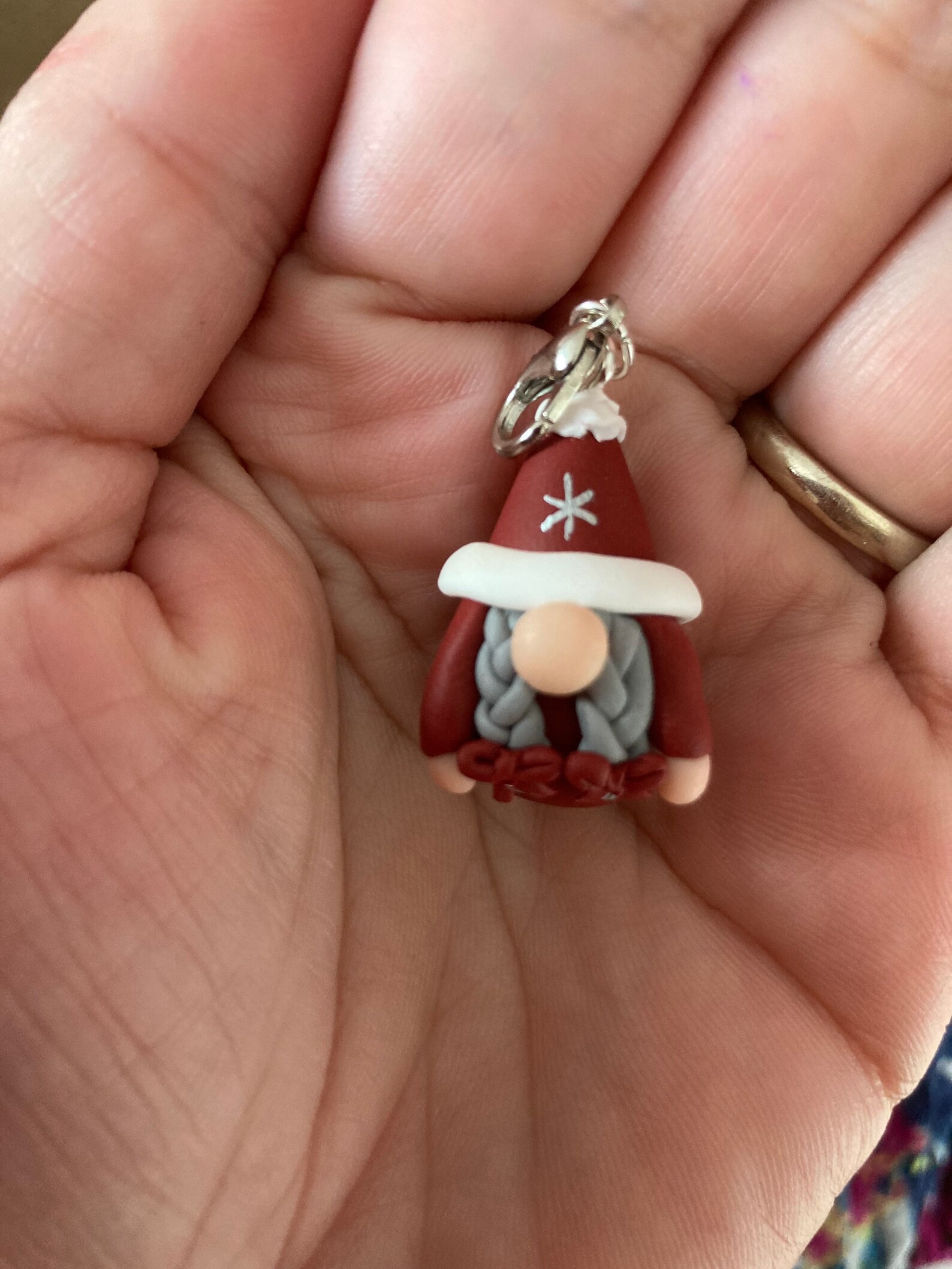 Christmas Gonk Charms Gnome Stitch Markers Place Finders Etsy UK