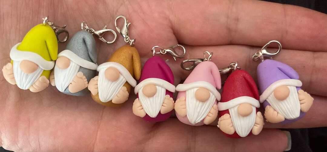 Gonk Gnome Charms, Individual Charms With Lobster Clasps, Choice of