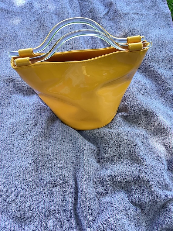 70s tangerine bag