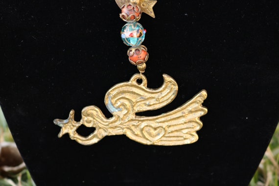 Bohemian angel necklace - image 2