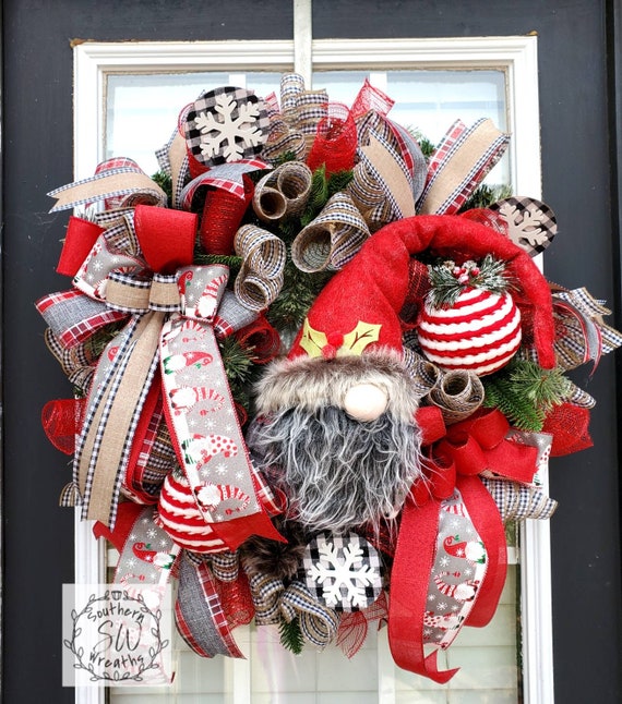 Christmas Gnome Wreath