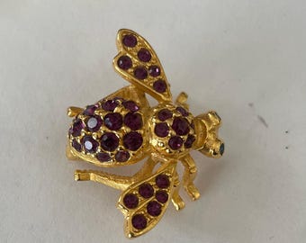 Joan Rivers signed Bumble Bee brooch