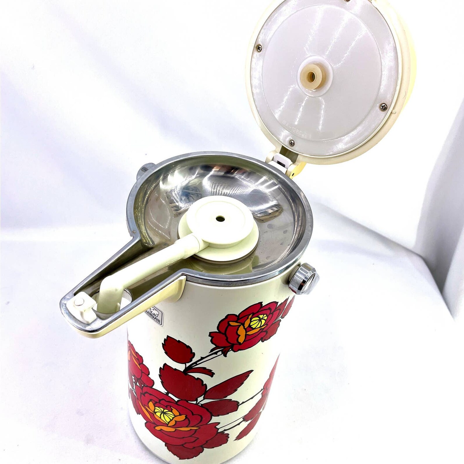 Vintage Zojirushi Vacuum Thermos Hot/Cold Bottle With Pump Etsy