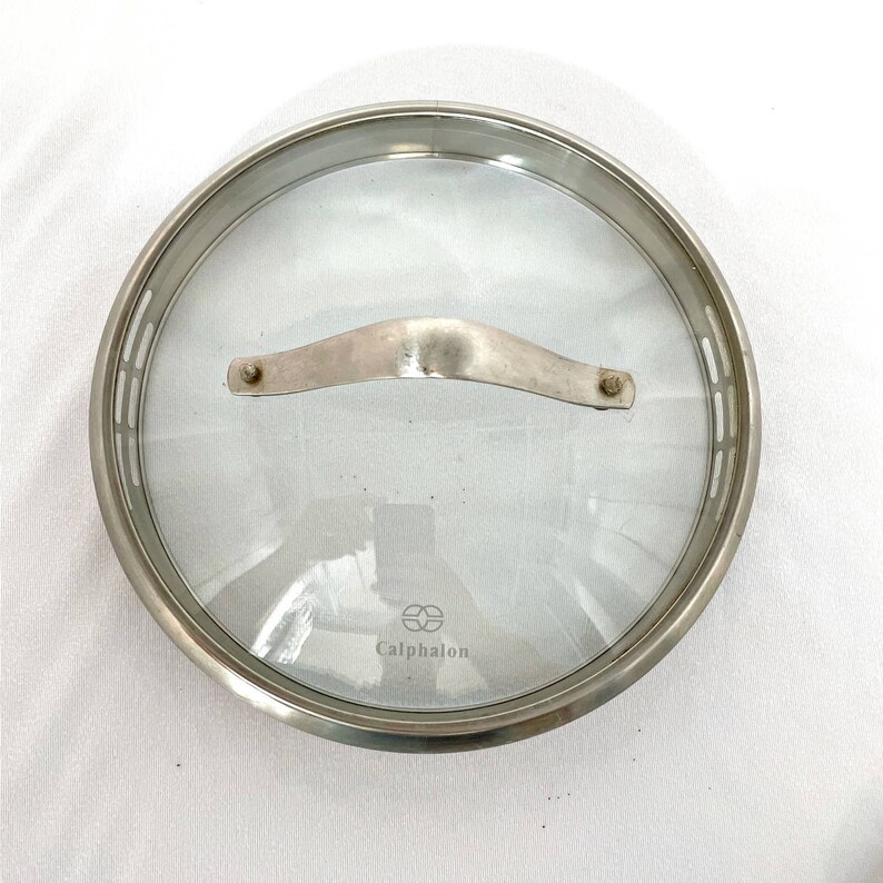 Calphalon Replacement Tempered Glass Strainer Lid 8.5 Inch Etsy