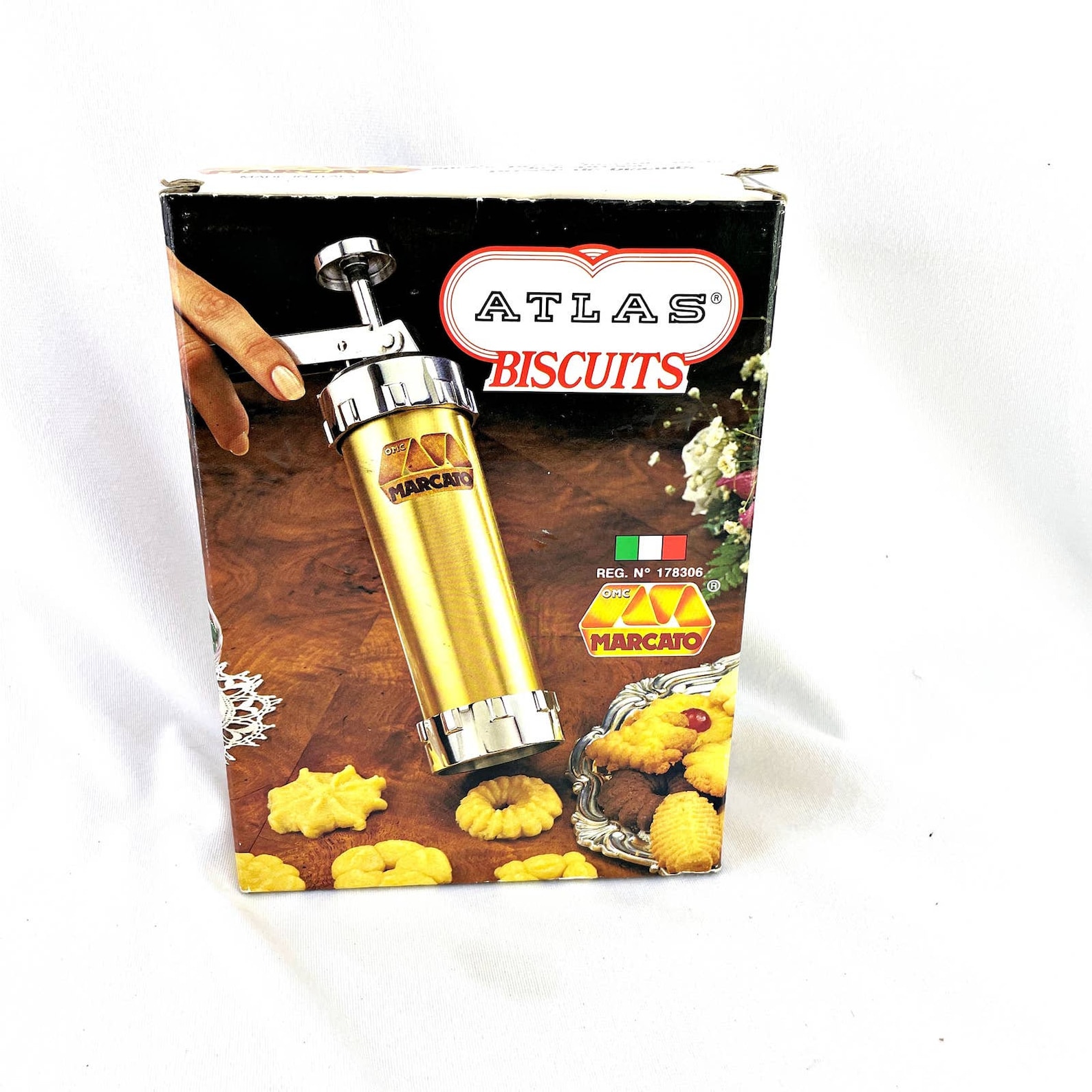 Atlas Biscuits Marcato Cookie Press Made in ITALY 4 Tips 20 Etsy