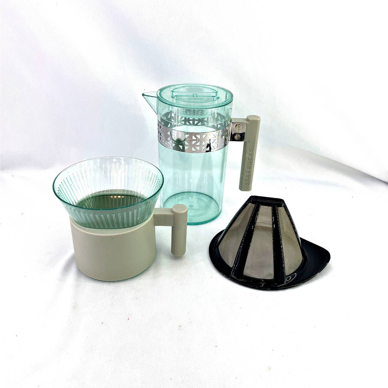 Starbucks Cold Iced Coffee Brew Pour Over Carafe & Filter Set Etsy