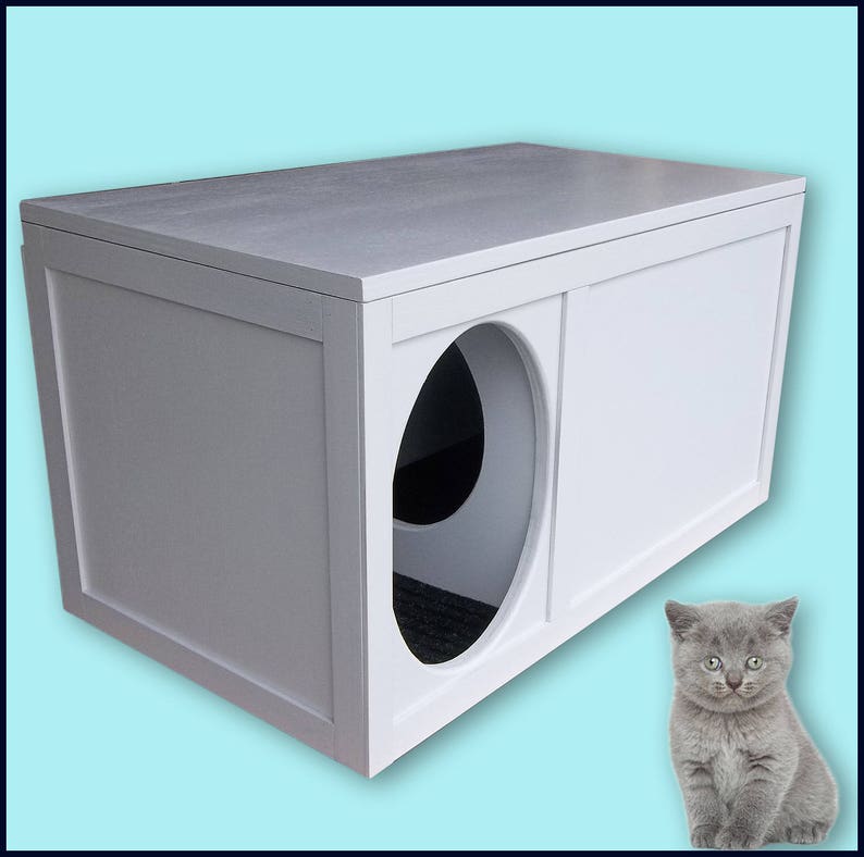 Cat Litter Box Etsy