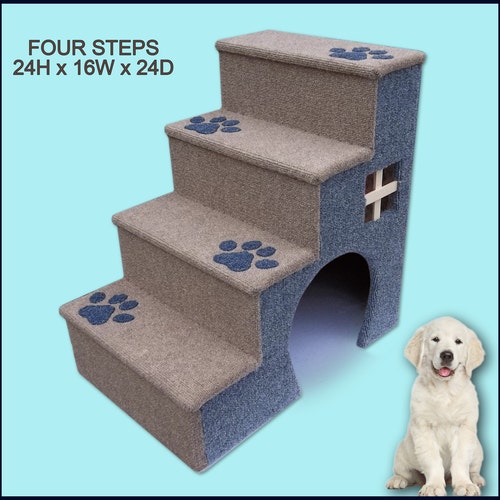 Dog Steps. 30 Inches Tall Wooden Dog Steps Pet Stairs. Dogs Etsy