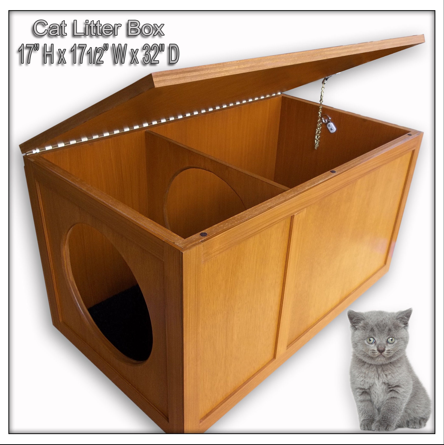 Cat Litter Box Etsy